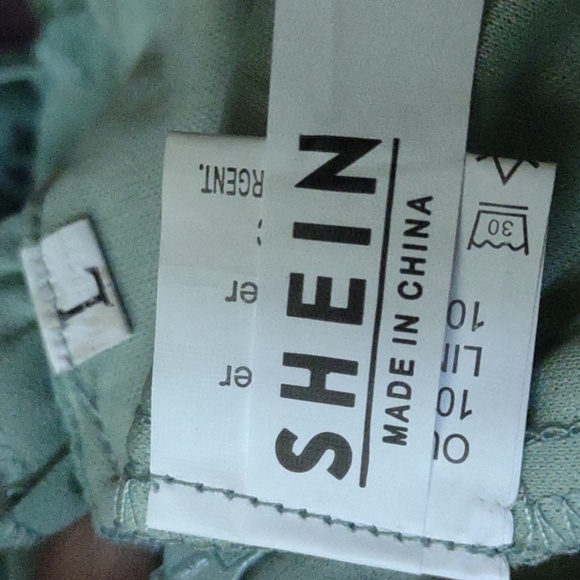 NWOT SHEIN Cross-Strap-Back Tiered Fit-N-Flair Boho Pullover Knee-Length Dress - Picture 4 of 4